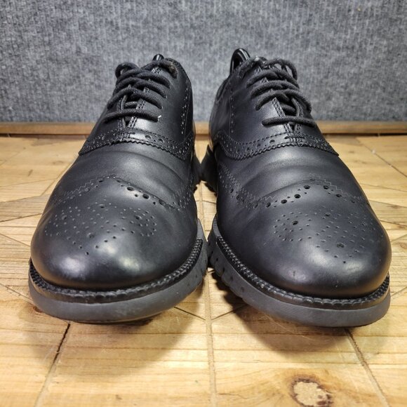 Cole Haan ZERØGRAND Men's 11 Remastered Wingtip Oxfords Style C39601 Black - Picture 4 of 12